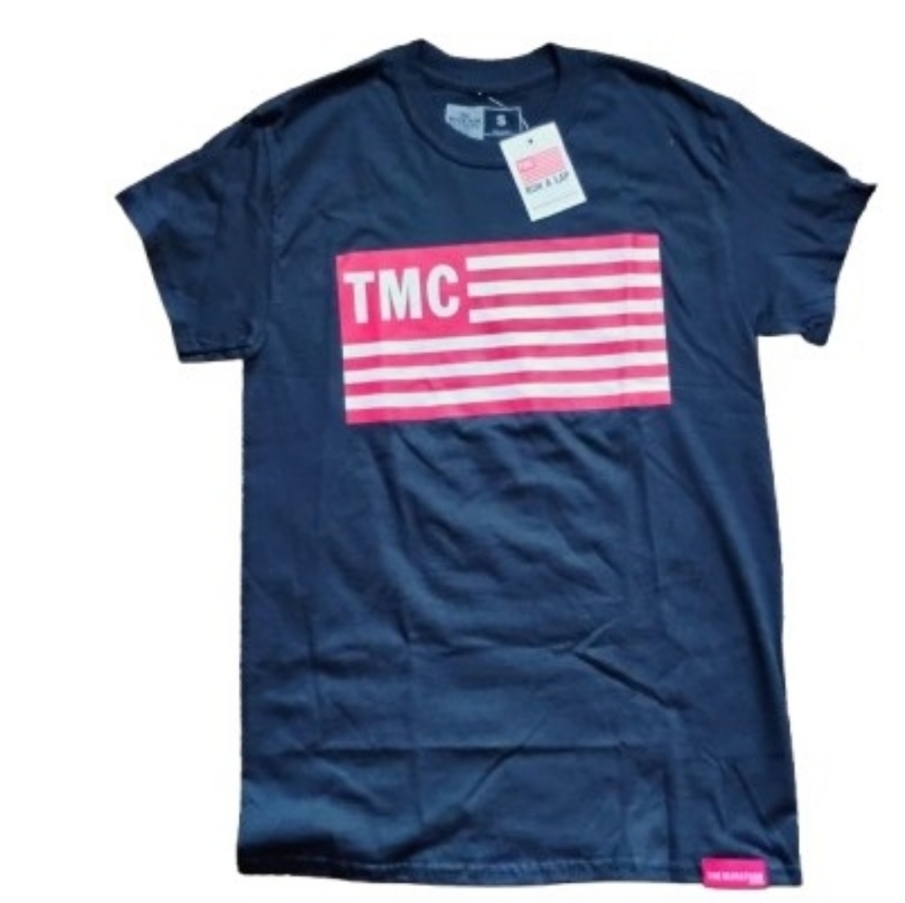 NWT The Marathon Clothing T-Shirts – Size Small Blue And Red Holiday Gift